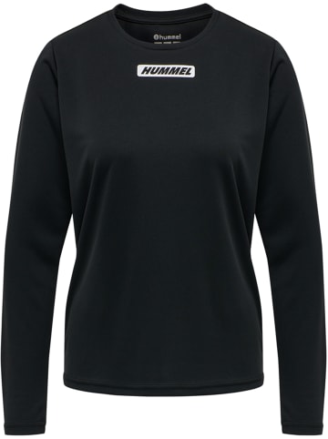 Hummel T-Shirt L/S Hmlte Tola T-Shirt L/S in BLACK