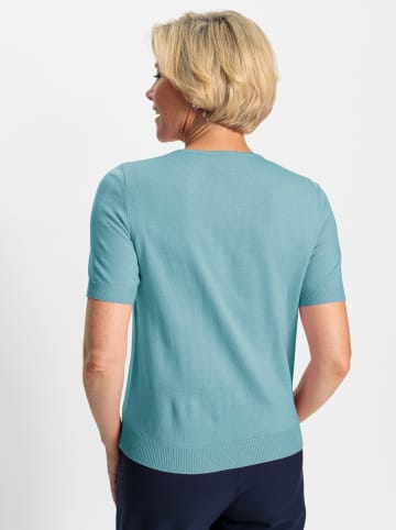 WITT WEIDEN Rundhalspullover in aquamarin