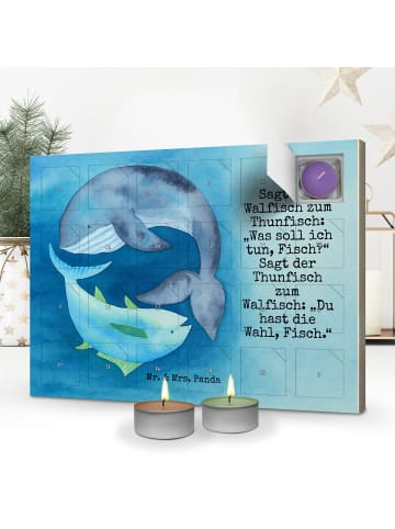Mr. & Mrs. Panda Duftkerzen Adventskalender Walfisch Thunfisch D... in Weiß