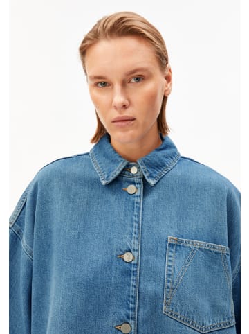 armedangels Jeansbluse in medium stone