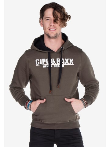 Cipo & Baxx Hoodie in Khaki