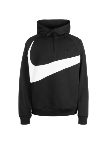 Nike Sportswear Kapuzenpullover Swoosh in schwarz / weiß