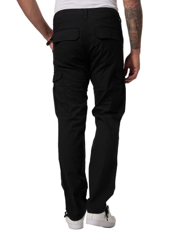 JP1880 Cargohose lang in schwarz