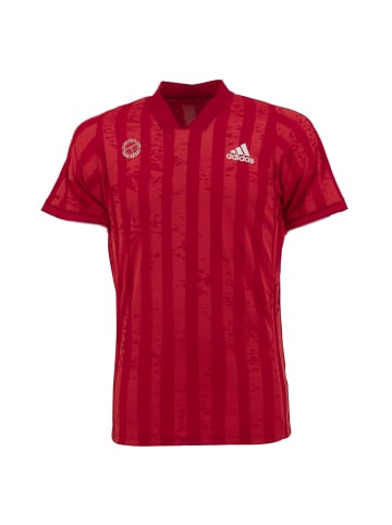 adidas Shirt Tennis Freelift Tee Engineered Aeroready in Rot