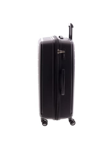 Gladiator 4 Rollen Trolley 74 cm mit Dehnfalte black