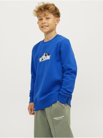 JACK & JONES Junior Sweatshirt in Lapis Blue