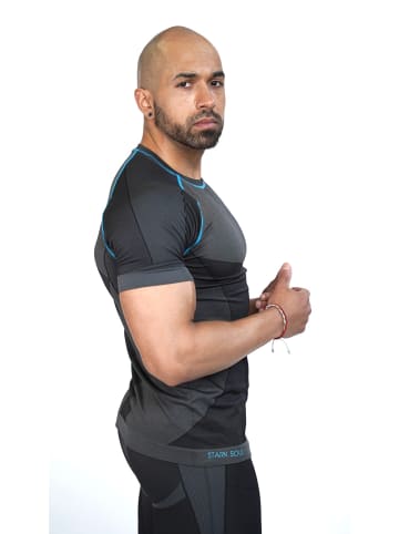 Stark Soul® Kurzarm Funktionsshirt Seamless, Base Layer in Grau