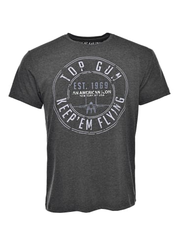 TOP GUN T-Shirt TG20212109 in anthrazit