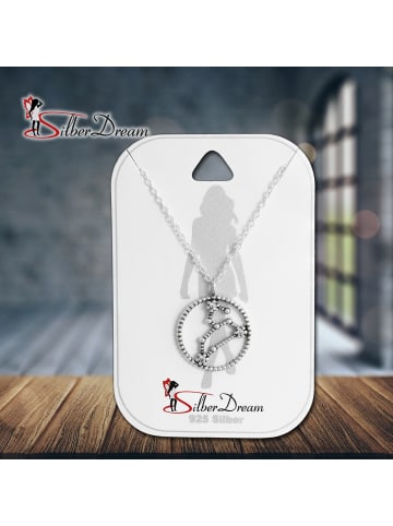 SilberDream 925 Silber Damen SilberDream Halsketten Sternbild Löwe  ca. 42cm und 45cm