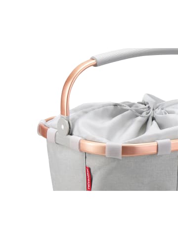 KLICKfix Bikebasket GT für Racktime in grau