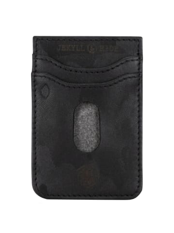 Jekyll & Hide Havana Kreditkartenetui RFID Schutz Leder 6 cm in schwarz