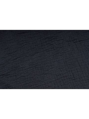 styleBREAKER Einfarbiger Musselin Dreiecksschal in Schwarz