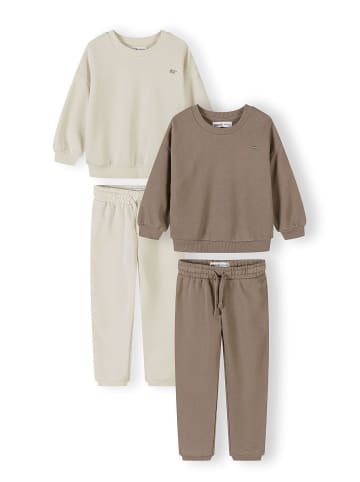 Minoti 2-tlg Jogginganzug NOSFLEECE202 in weiß