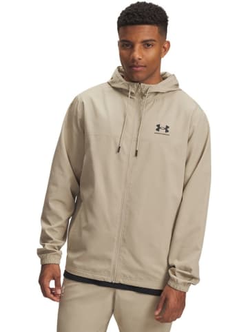 Under Armour Softshelljacke "Rival Woven Windbreaker" in Braun