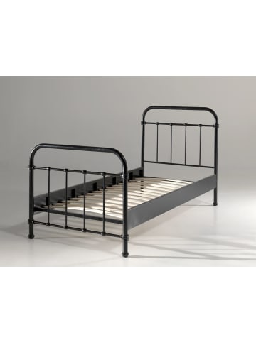 58 aufm Kessel METALLBETT Karlyn 210x111x98 aus Metall in Schwarz