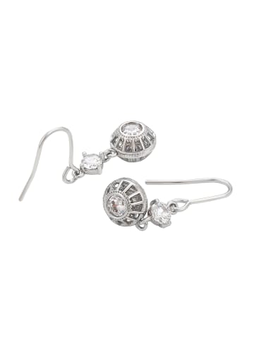 faina Women Drop Earrings in Silver White
