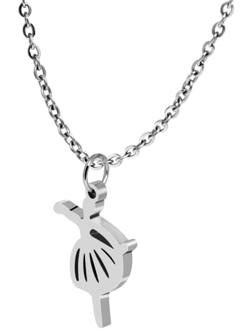 Adeliás Damen Anhänger aus Edelstahl in silber