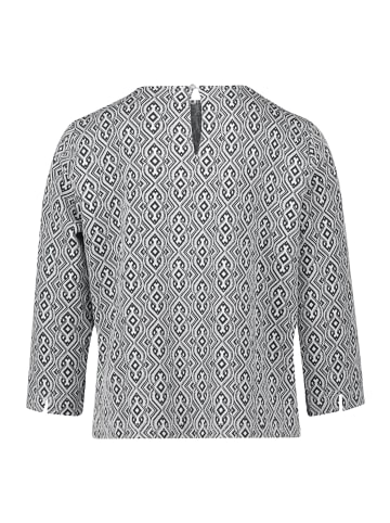 CARTOON Blusenshirt mit Jacquard in Dunkelblau/Blau