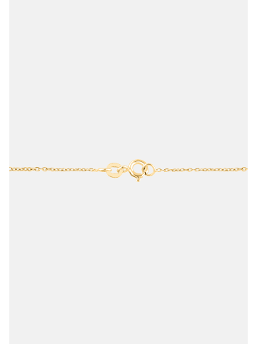 Ethische Diamanten Halskette aus 375 Gelbgold mit Lab Grown Diamant