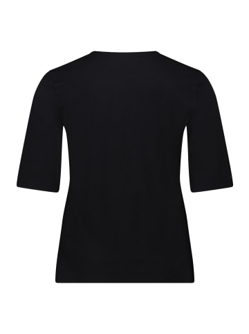 Betty Barclay Basic Shirt mit Knöpfen in Patch Black/Beige