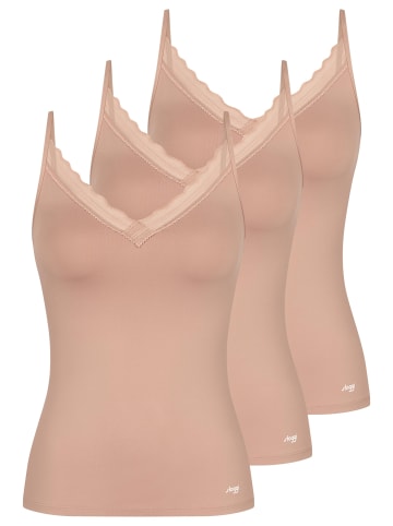 Sloggi Spaghetti Top Go Blush in Cameo brown