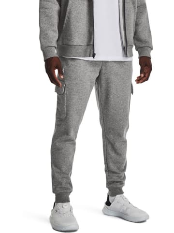 Under Armour Sweat Pant "UA Rival Fleece Cargo Jogger" in Grau