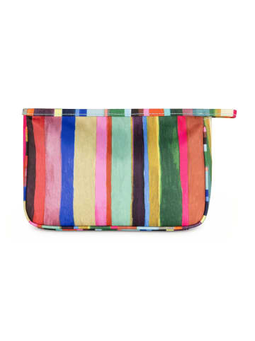 Oilily Pieternella stripe Kosmetiktasche 22 cm in creme de menthe