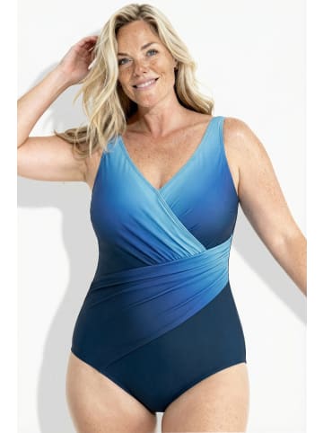 Ulla Popken Badeanzug in marine
