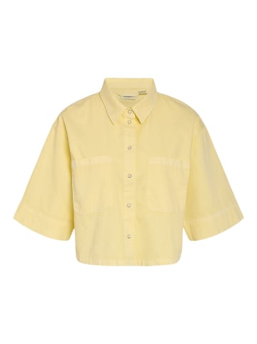 Noisy may Crop-Bluse in French Vanilla