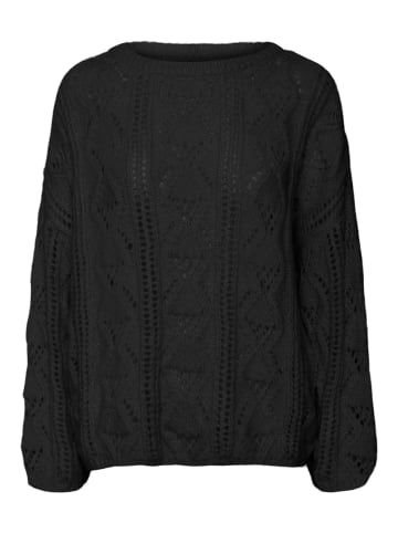 Vero Moda Strickpullover in Black