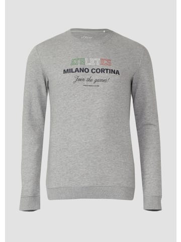 s.Oliver Sweatshirt in 94D2_grau meliert