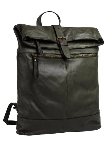 Forty degrees Rucksack echt Leder in grün