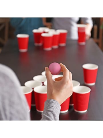 relaxdays 100 x Beer Pong Bälle in Bunt - Ø 40 mm