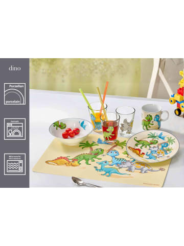 Ritzenhoff & Breker Kindergeschirr mit Platzset Dino in bunt