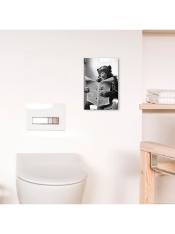 MuchoWow Poster mit Leiste Zeitung Affe  (BxH)