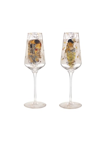 Goebel Sektglas " Gustav Klimt - Adele & der Kuss " in Bunt