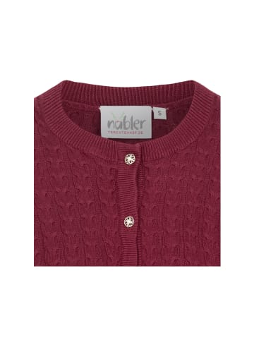 Nübler Strickjacke Langarm Sonja in Bordeaux