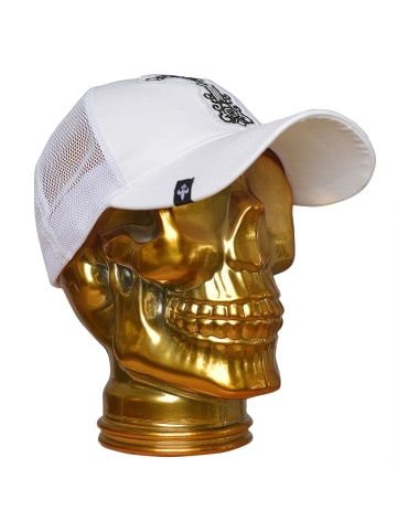 Roberto Geissini Big Cross Cap Weiß