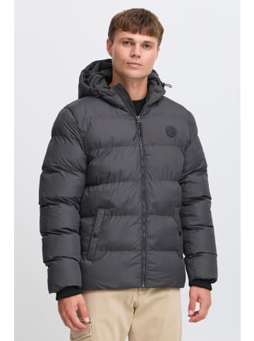 INDICODE Steppjacke IDRAPSE WINTER JACKET 15810MM Schlichte kurze Steppjacke mit Gummi-Patch in Grau
