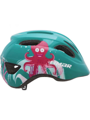 Limar Kid Pro Octopus Blau/Grün - superleichter Kinder-Fahrradhelm mit