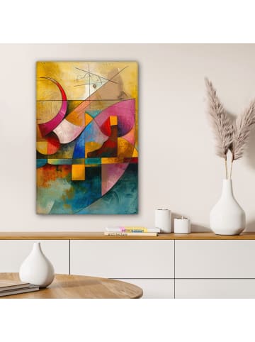 MuchoWow Poster mit Leiste Geometrie  (BxH)