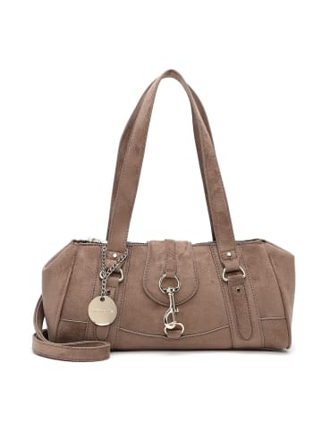 Tamaris TAS Marina Schultertasche Leder 34 cm taupe