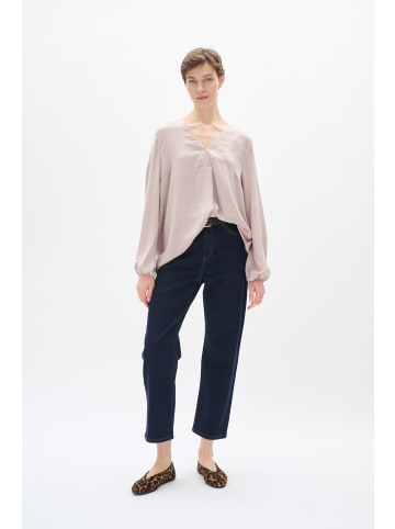 InWear Langarm-Bluse RindaIW Gerade Passform in Stone