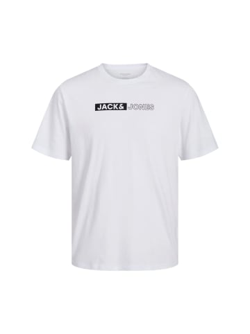 Jack & Jones T-Shirt 'Corp Logo' in weiß
