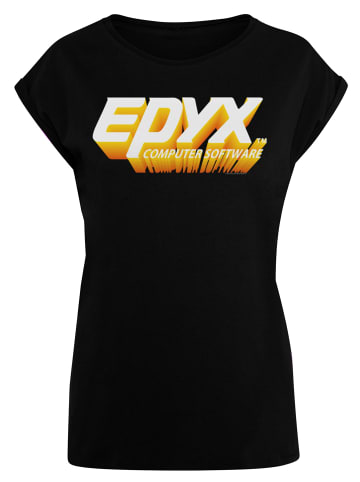 F4NT4STIC T-Shirt Retro Gaming EPYX Logo 3D in schwarz