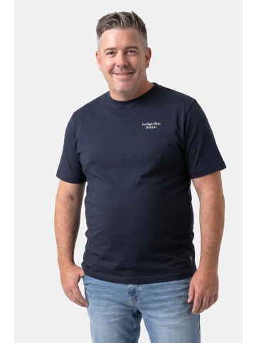 Men Plus Kurzarm T-Shirt in navy blau
