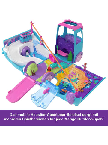 Mattel Polly Pocket Mikropuppen + umwandelbarer Camper Accessoires Spielset JCC22 3+