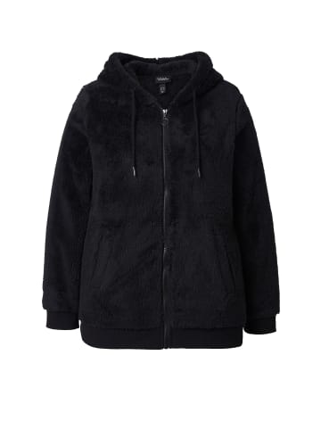 Ulla Popken Sweatjacke in schwarz