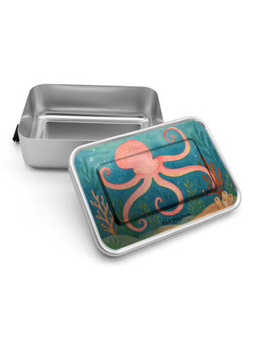 Mr. & Mrs. Panda Lunchdose Tintenfisch Design ohne Spruch in Weiß