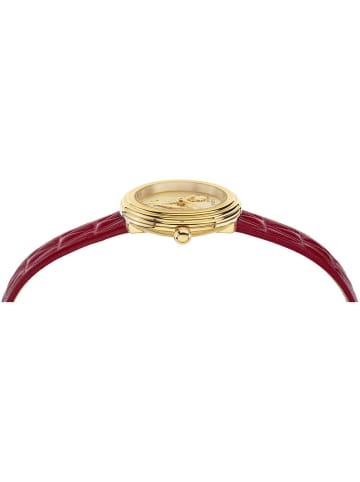 Versace Armbanduhr Virtus Mini Lederarmband rot in rot